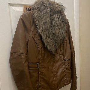 Pleather coat